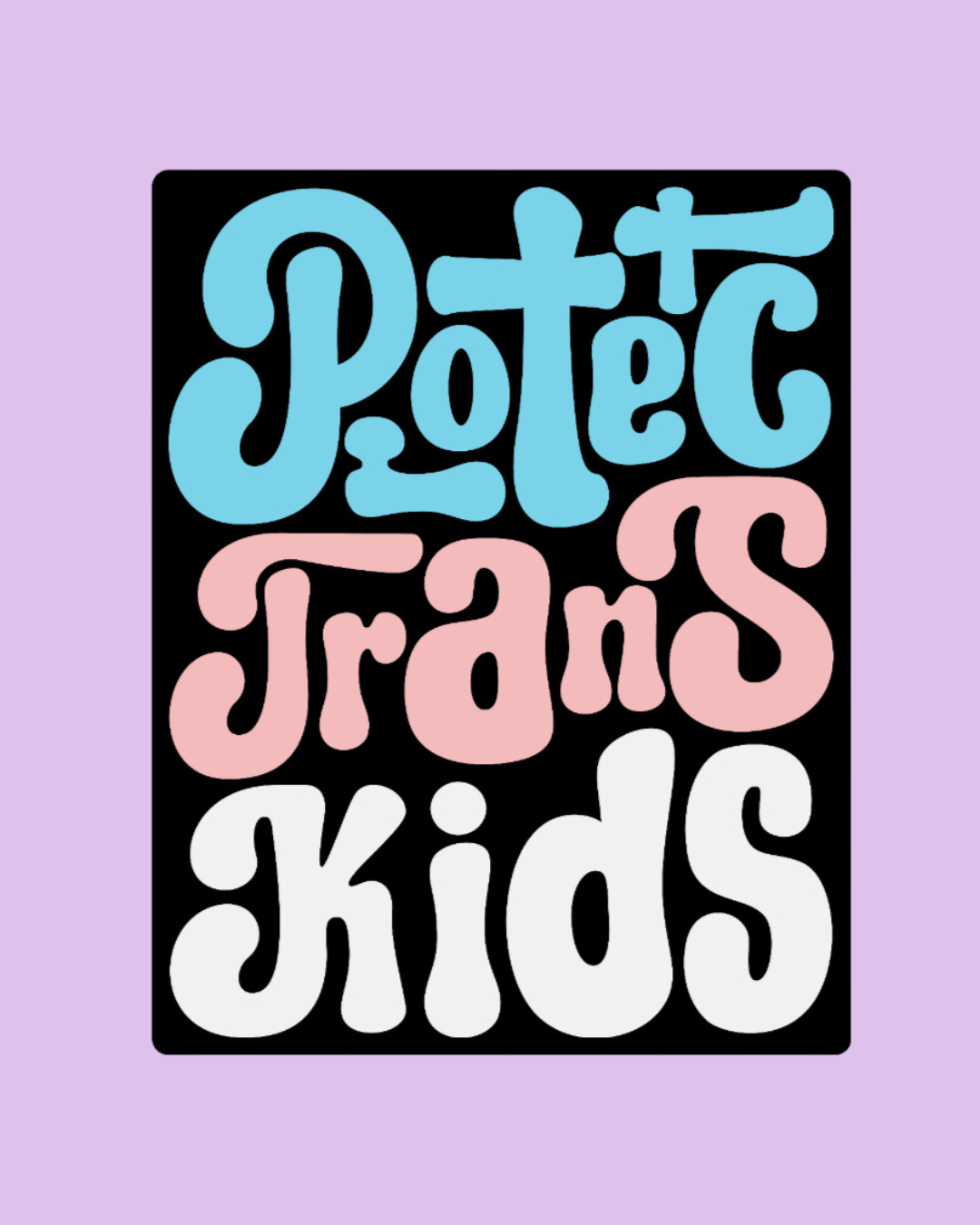 "Protect Trans Kids" Sticker
