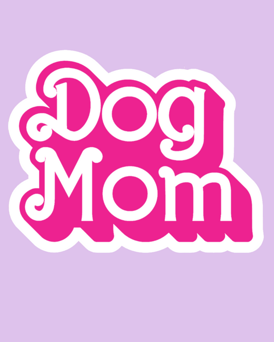 Dog Mom Barbie Sticker *