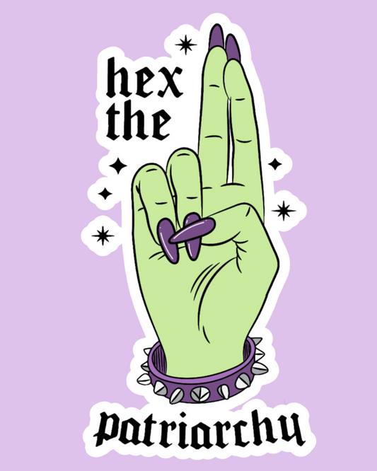 "Hex the Patriarchy" Sticker